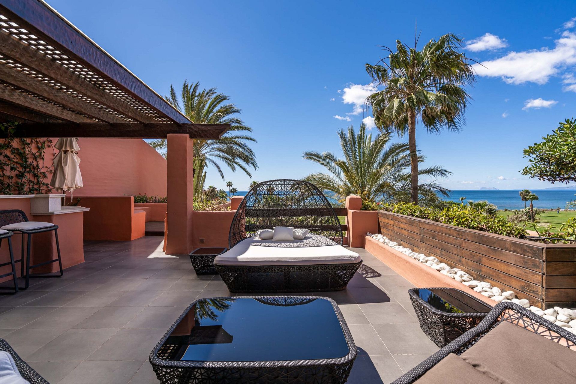 Terrace of Duplex for sale in Estepona  with Air Conditioner, Terrace and Swimming Pool