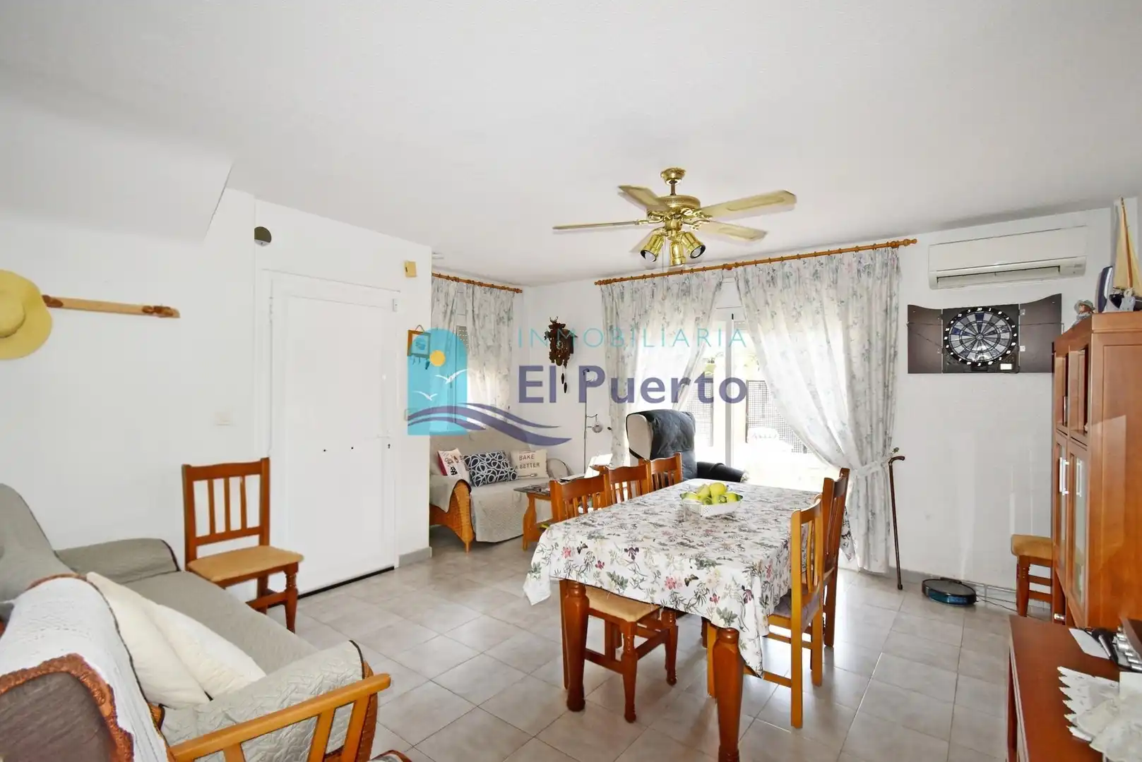 Menjador de Dúplex en venda en Mazarrón amb Aire condicionat, Calefacció i Jardí privat