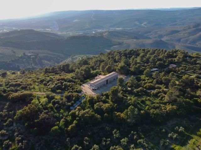 Vista exterior de Casa o xalet en venda en Santiago-Pontones amb Aire condicionat, Jardí privat i Terrassa