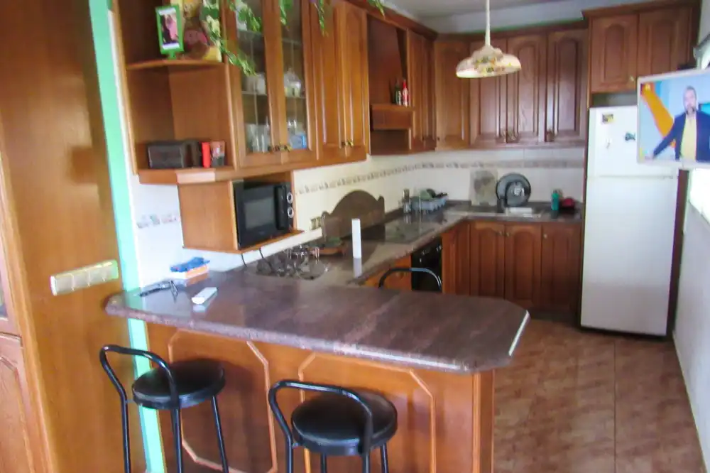 Cocina de Casa o chalet en venta en Vallehermoso con Terraza