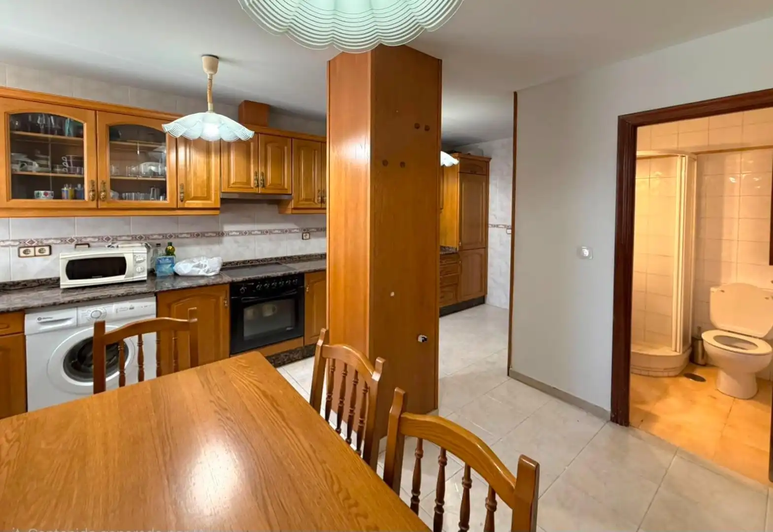 Kitchen of Flat for sale in A Coruña Capital   with Heating