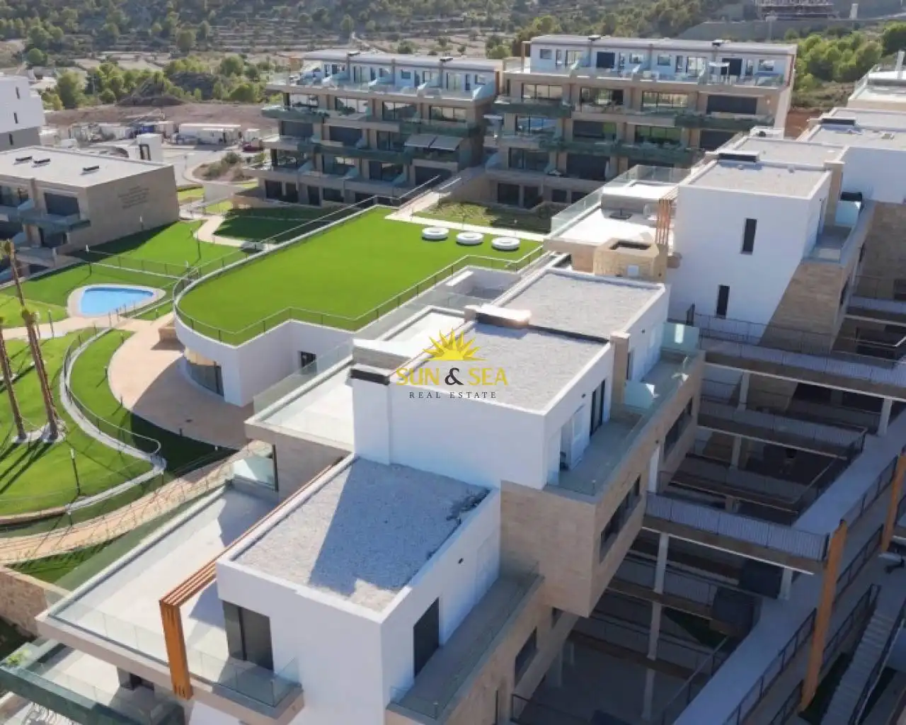 Vista exterior de Planta baja de alquiler en Finestrat con Aire acondicionado, Calefacción y Terraza