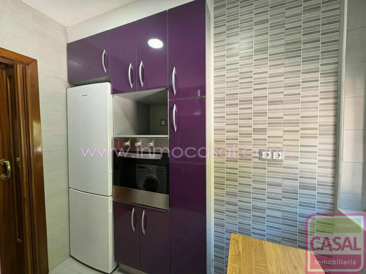 Kitchen of Flat for sale in Mieres (Asturias)  with Heating, Storage room and Furnished