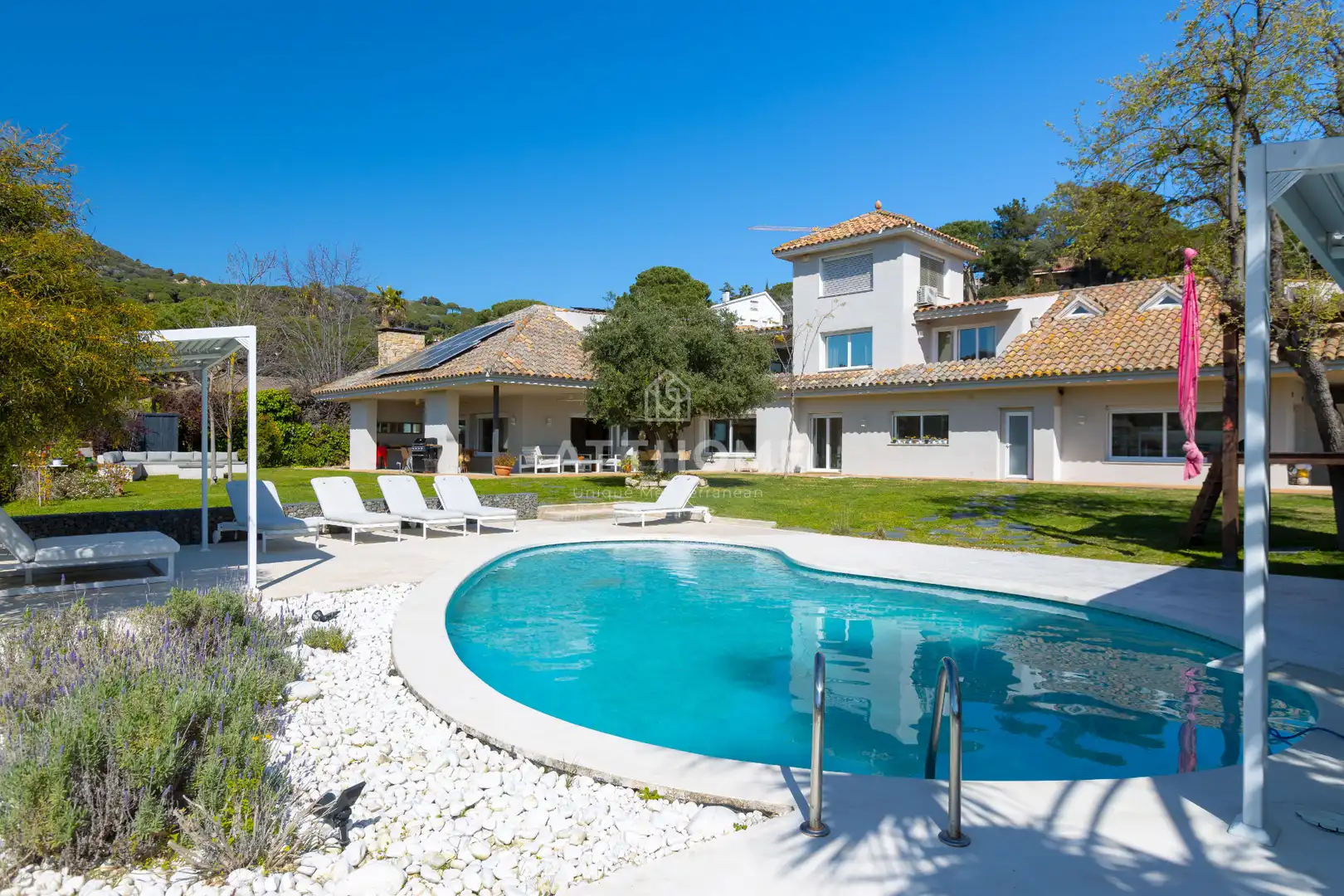Garden of Houses for rent in Cabrils  with Air Conditioner, Heating and Private garden
