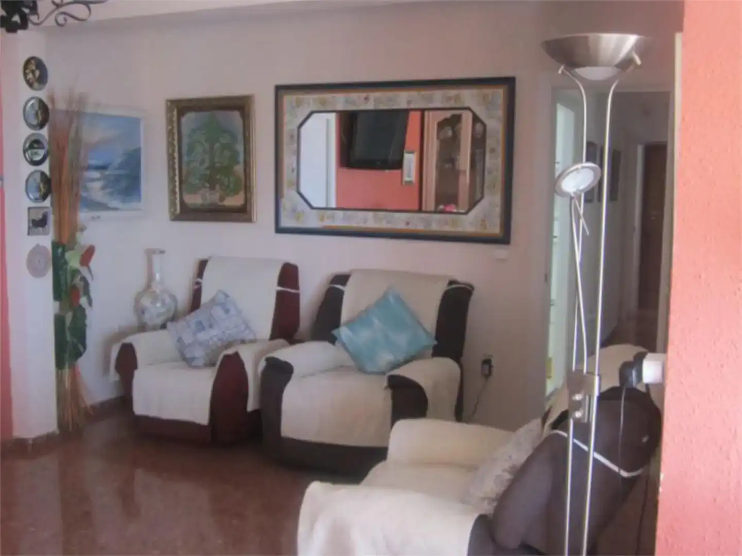 Living room of Apartments for rent in Puçol  with Air Conditioner, Swimming Pool and Balcony