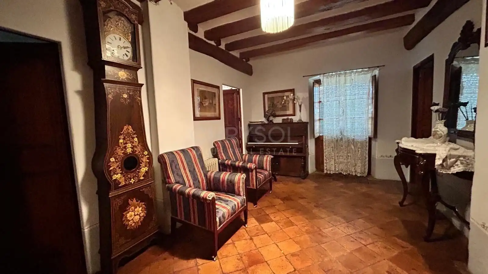 Sala d'estar de Finca rústica en venda en Mura amb Jardí privat i Piscina
