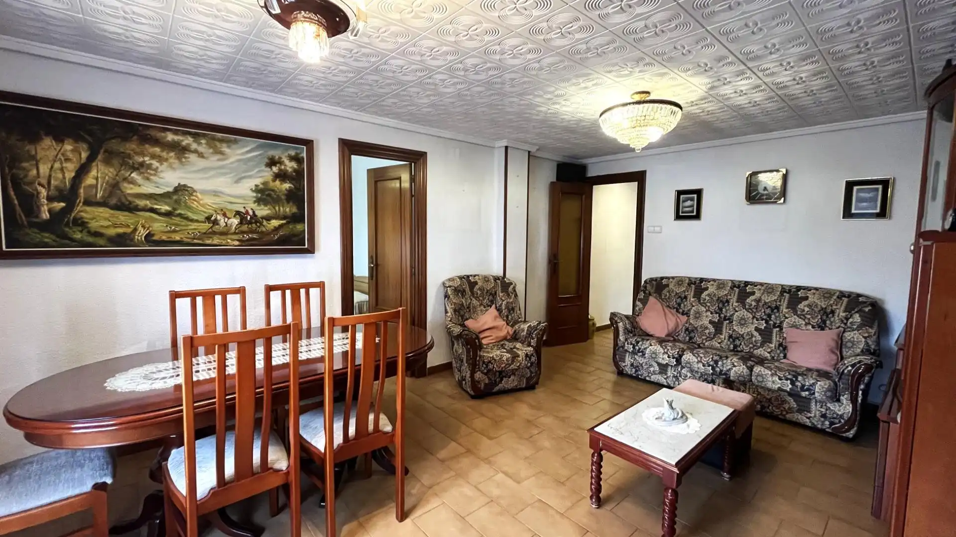 Sala d'estar de Apartament de lloguer en Valencia amb Moblat