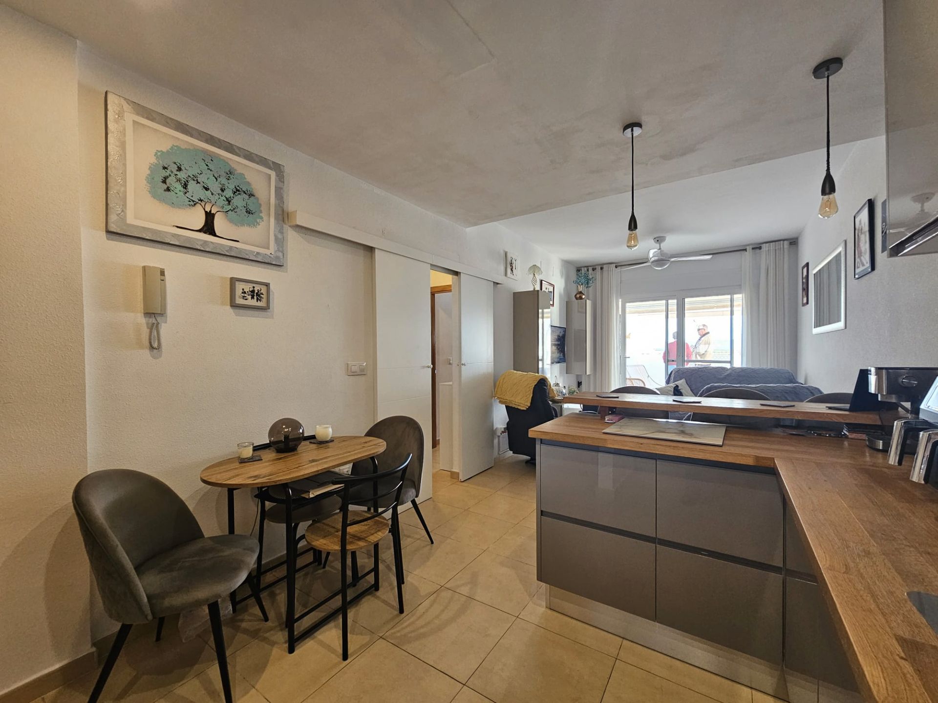 Kitchen of Apartment for sale in Alhama de Murcia  with Air Conditioner, Furnished and Community pool