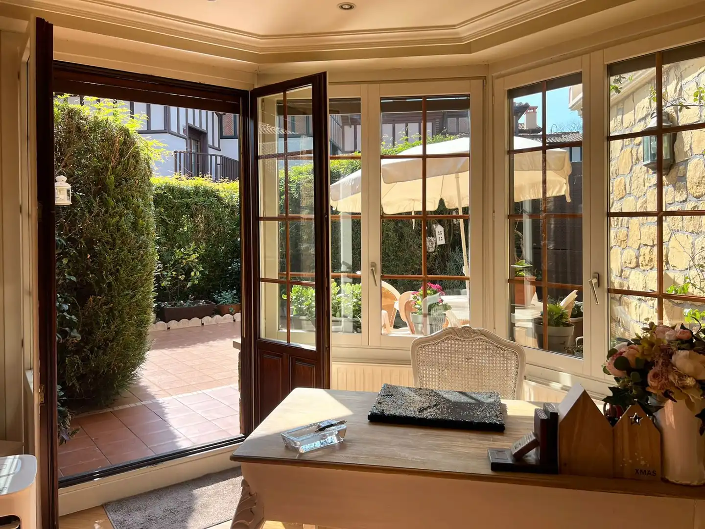 Jardín de Casa adosada en venta en Zarautz con Aire acondicionado, Calefacción y Jardín privado
