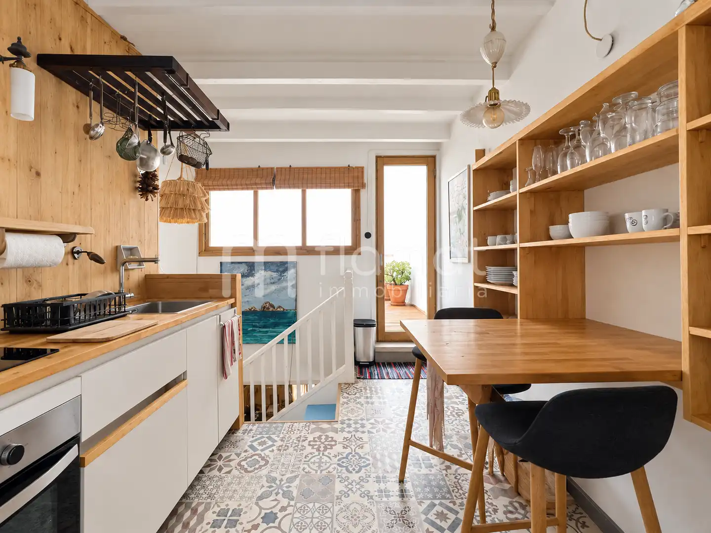 Cocina de Casa o chalet en venta en Centre