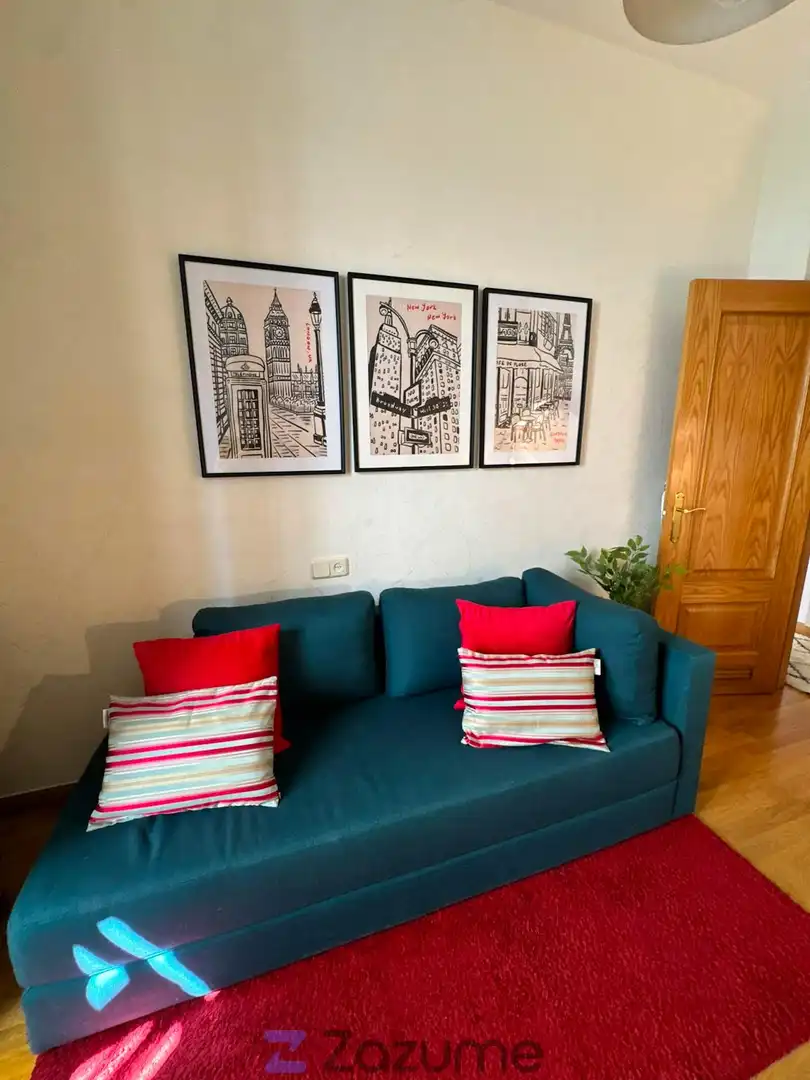Sala d'estar de Apartament de lloguer en Granada amb Aire condicionat, Calefacció i Parquet