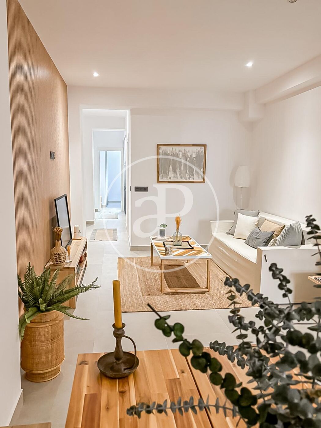 Sala de estar de Piso en venta en  Valencia Capital con Aire acondicionado, Calefacción y Terraza