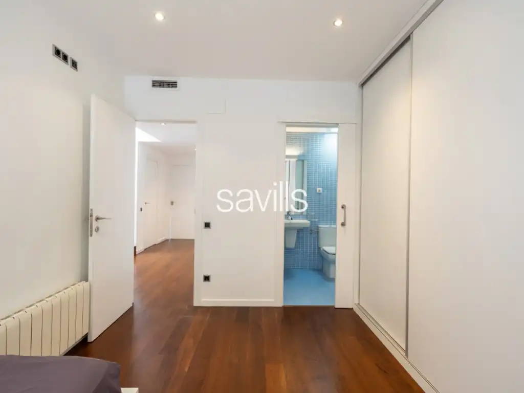 Schlafzimmer von Haus oder Chalet zur Miete in Barcelona mit Privatgarten und Schwimmbad