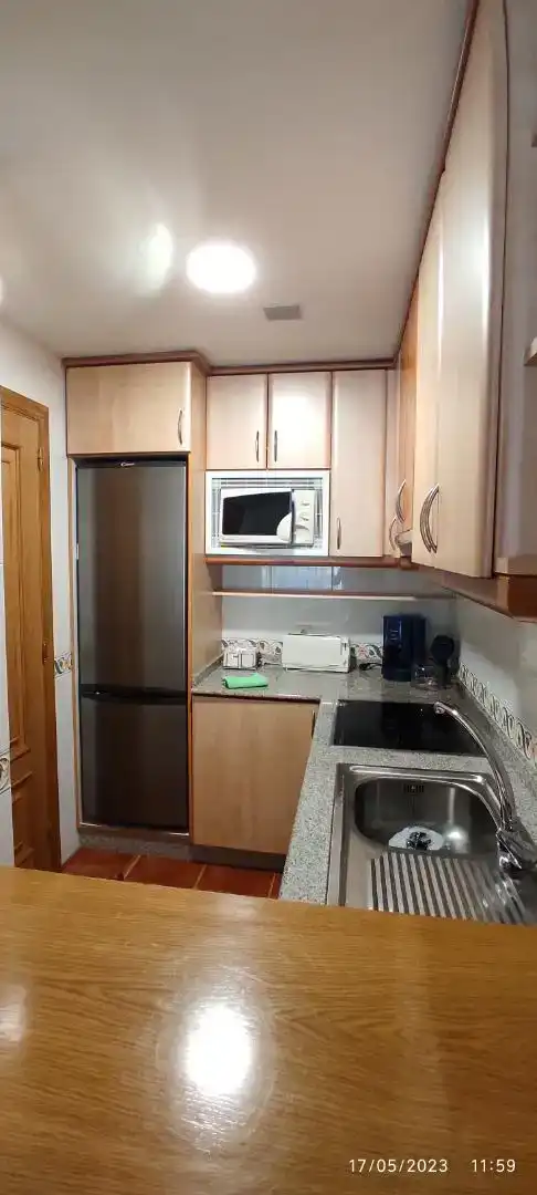 Cuina de Apartament de lloguer en Sanxenxo pueblo