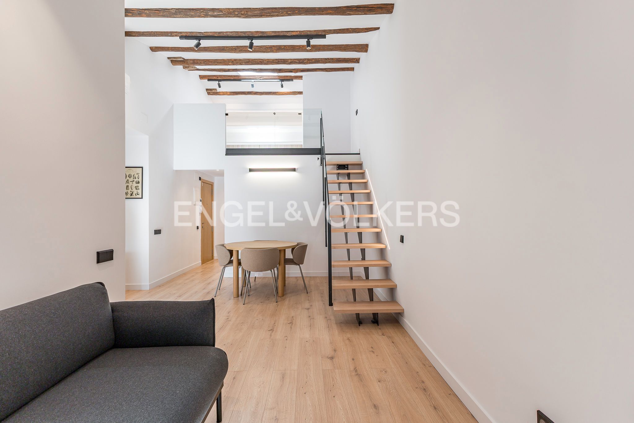 Living room of Apartment to rent in  Barcelona Capital  with Heating and Balcony