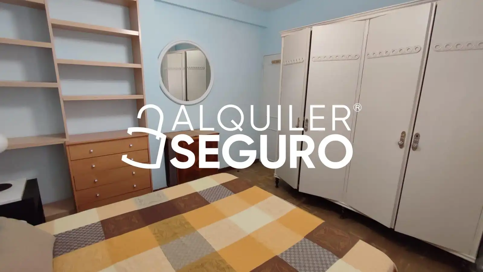 Schlafzimmer von Wohnung zur Miete in Alcobendas mit Heizung und Möbliert