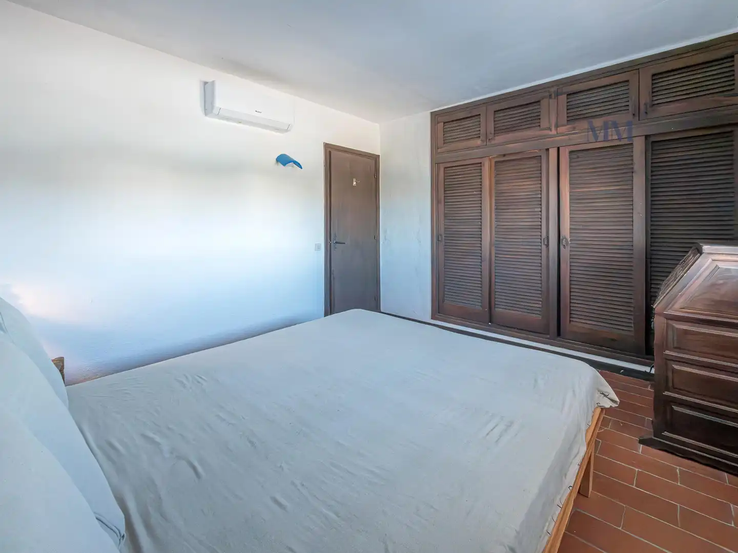 Schlafzimmer von Maisonette zum Verkauf in Es Castell mit Klimaanlage, Terrasse und Balkon