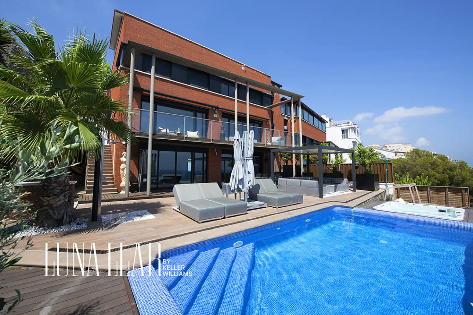 Terrasse von Haus oder Chalet zur Miete in Sitges mit Klimaanlage, Terrasse und Möbliert