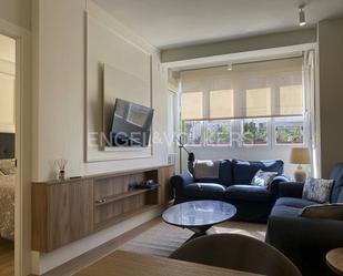 Living room of Apartment to rent in  Madrid Capital  with Air Conditioner, Heating and Storage room
