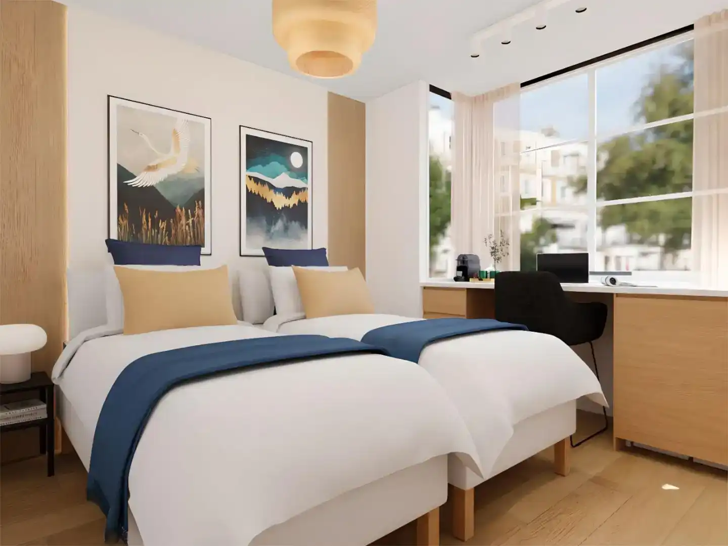 Dormitori de Casa adosada per a compartir en Guadalajara amb Aire condicionat, Parquet i Traster