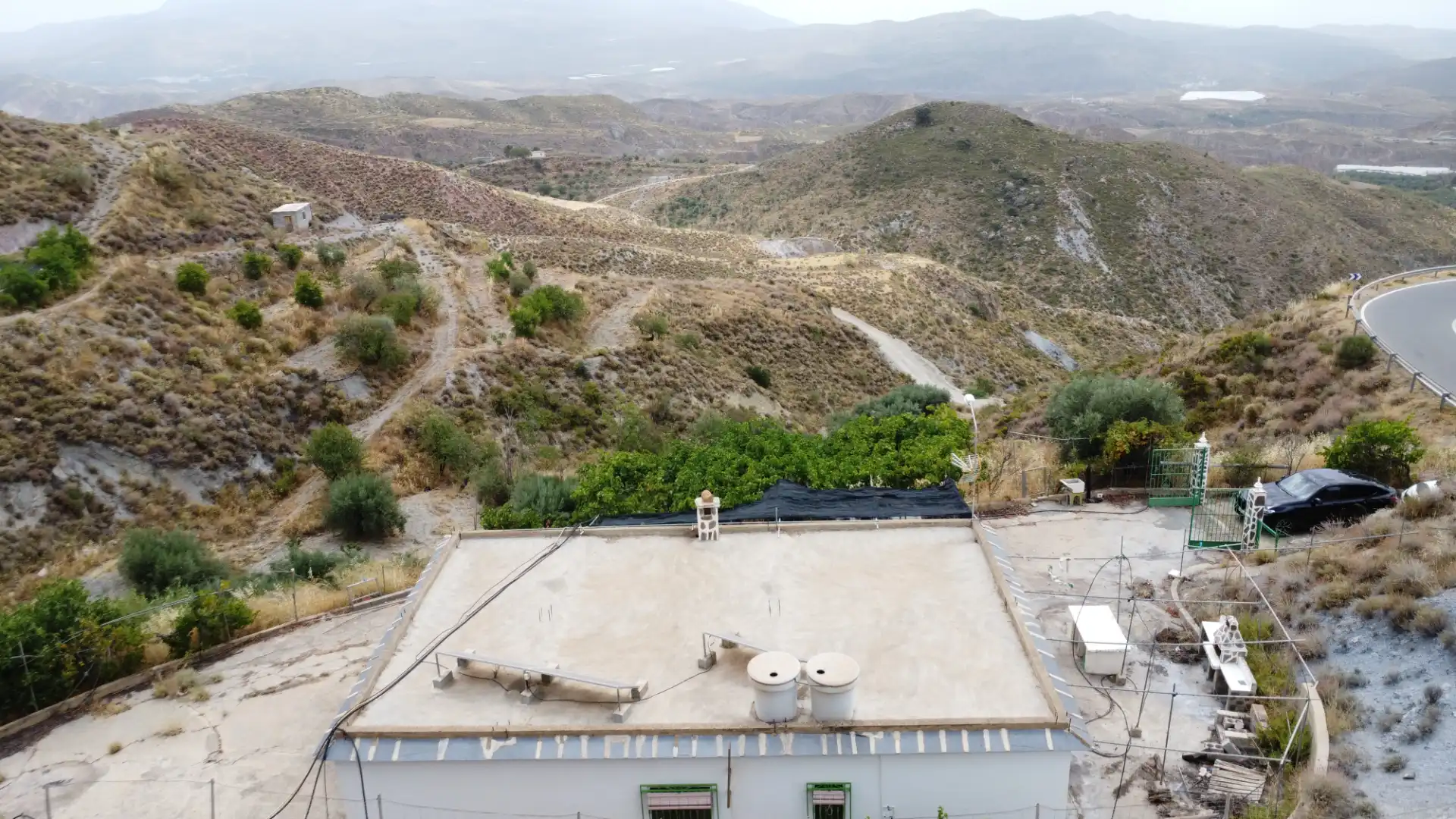 Vista exterior de Casa o xalet en venda en Nevada amb Jardí privat, Terrassa i Moblat