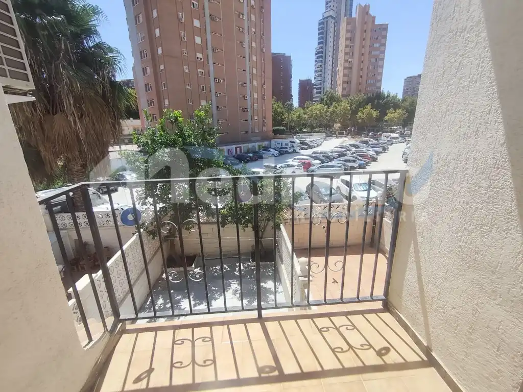 Balcony of Houses for rent in Benidorm  with Air Conditioner, Swimming Pool and Furnished