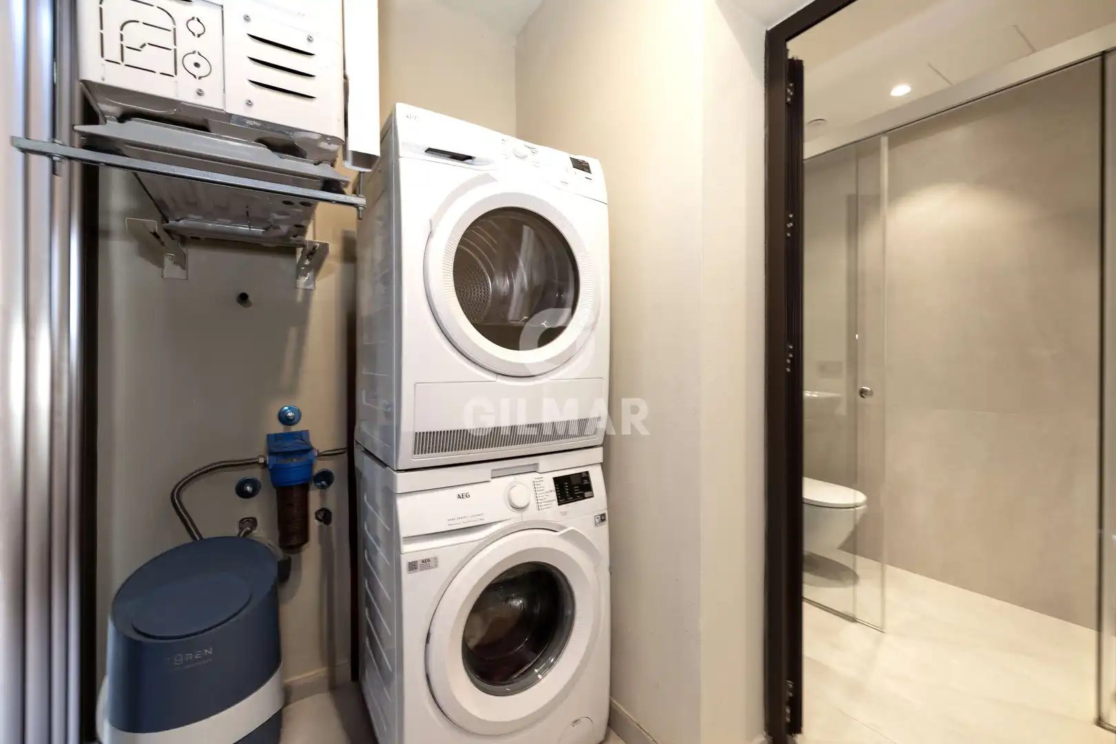 Badezimmer von Wohnungen zum Verkauf in Fuengirola mit Heizung, Privatgarten und Abstellraum