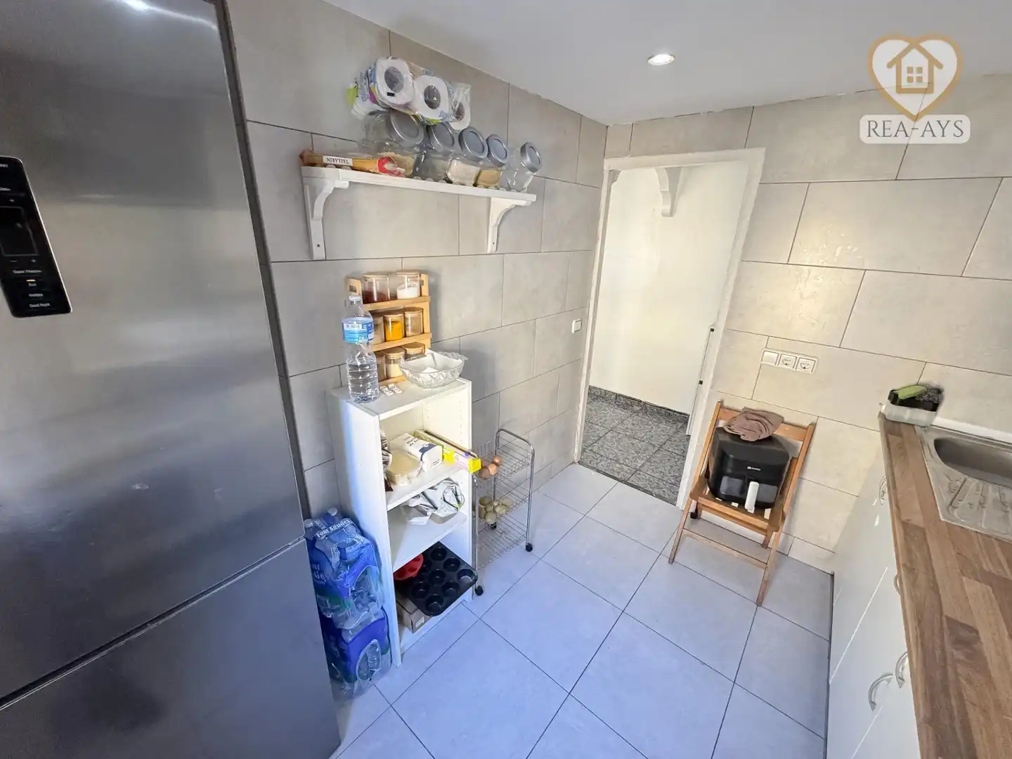 Kitchen of Flat for sale in Terrassa  with Furnished, Oven and Washing machine