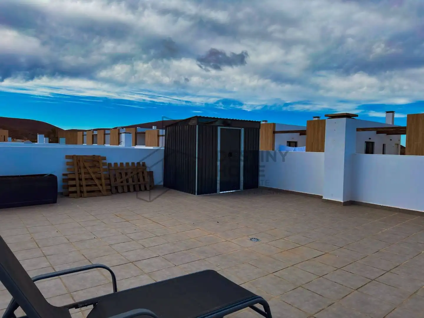 Terrassa de Casa o xalet de lloguer en La Oliva amb Traster