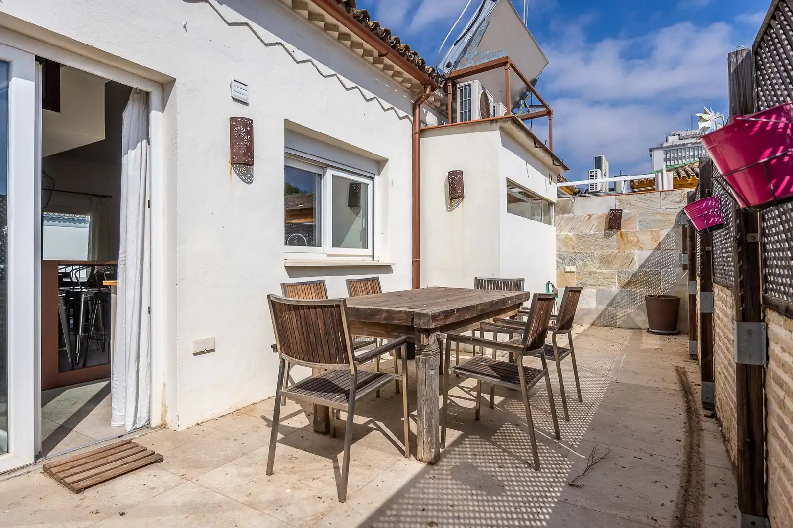 Terrace of Duplexes for rent in Sevilla  with Air Conditioner, Heating and Terrace