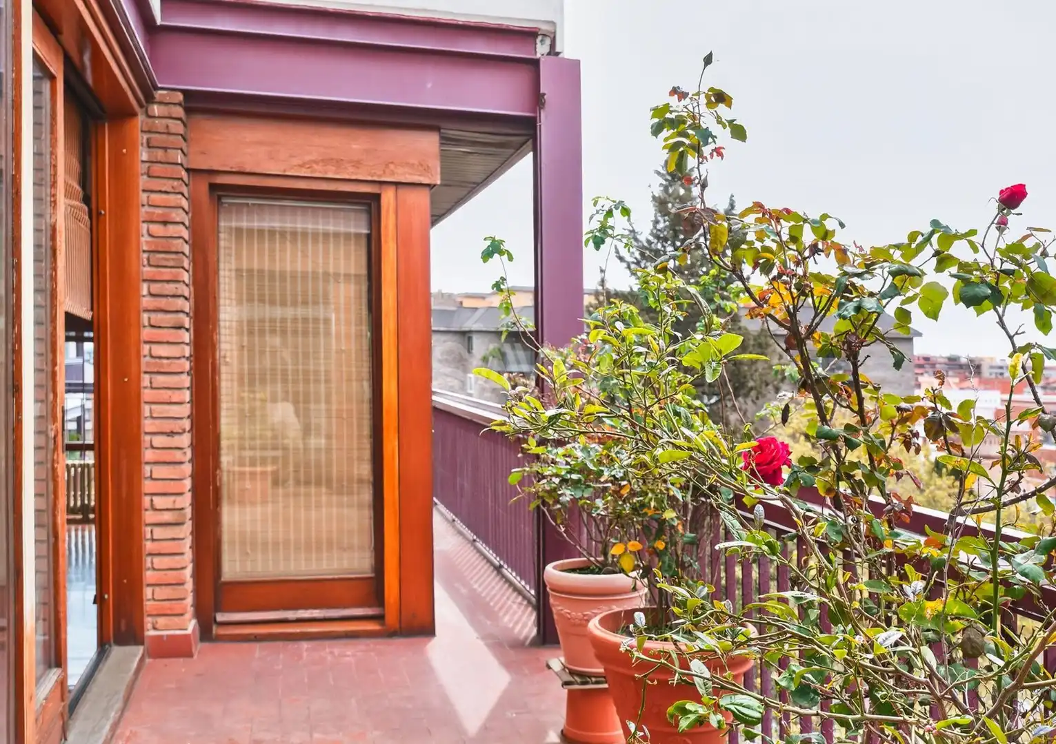 Balcony of Attic for sale in Barcelona  with Terrace, Storage room and Swimming Pool