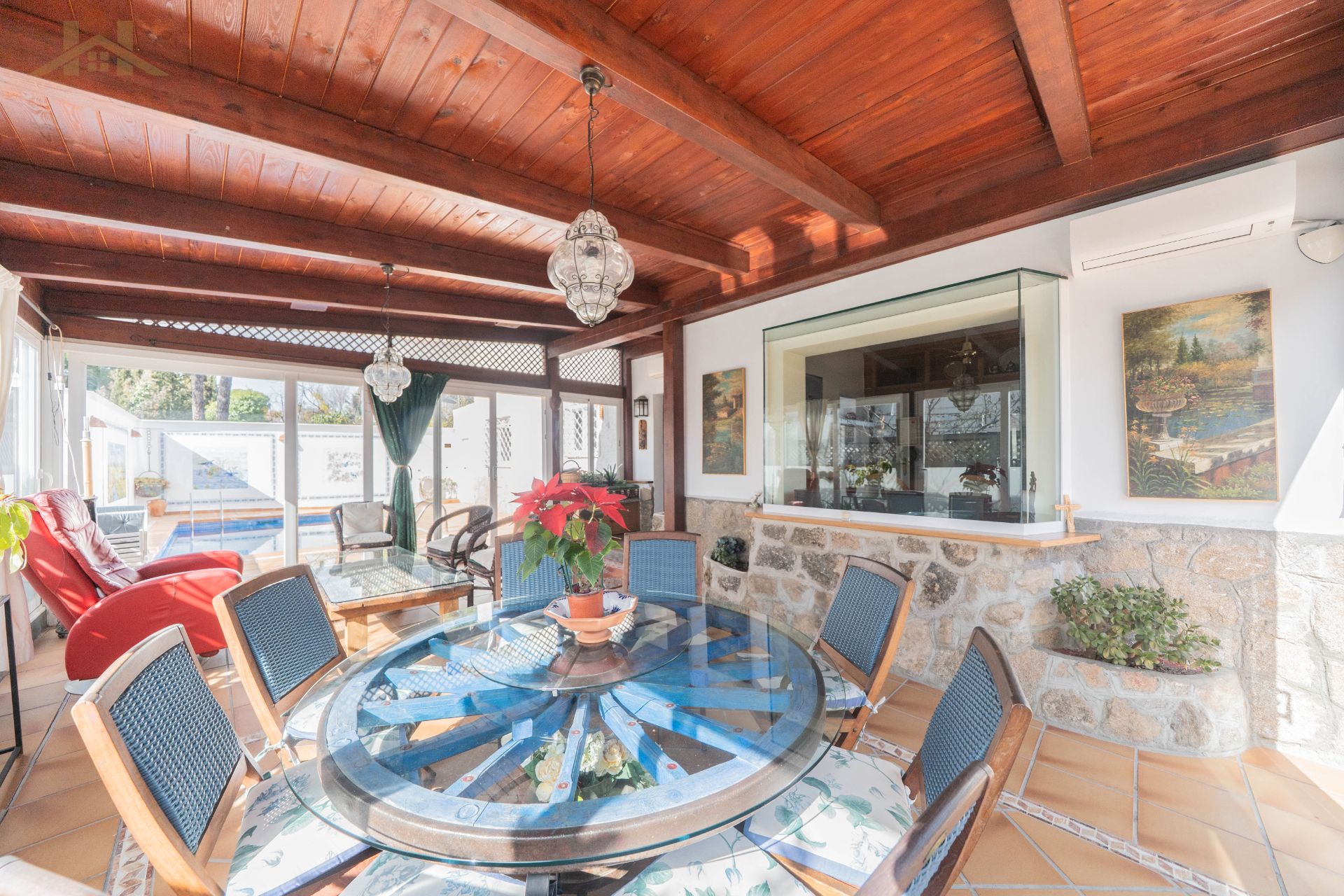 Terrace of House or chalet for sale in Majadahonda  with Air Conditioner, Heating and Private garden