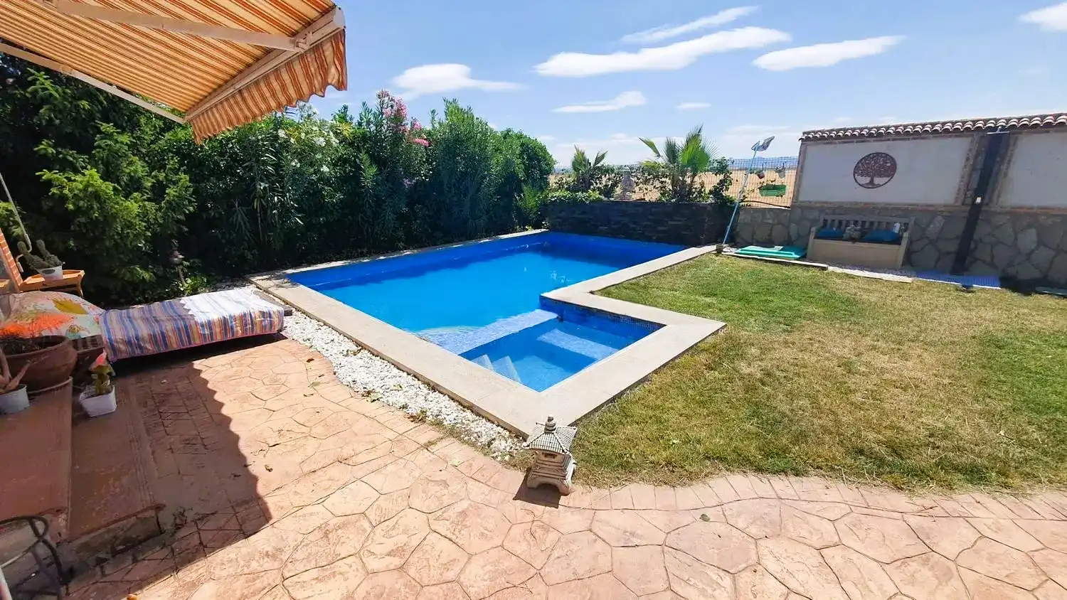 Schwimmbecken von Haus oder Chalet zum Verkauf in Barcience mit Klimaanlage, Heizung und Privatgarten