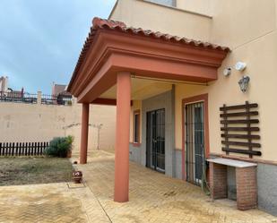 Exterior view of Single-family semi-detached for sale in Salteras  with Air Conditioner, Private garden and Terrace