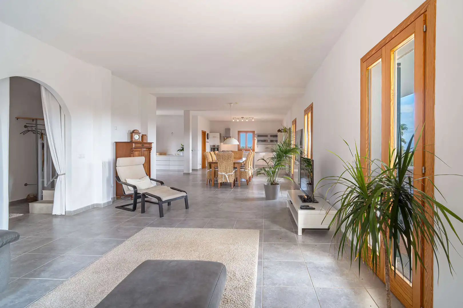 Sala d'estar de Finca rústica en venda en Santa Margalida amb Moblat