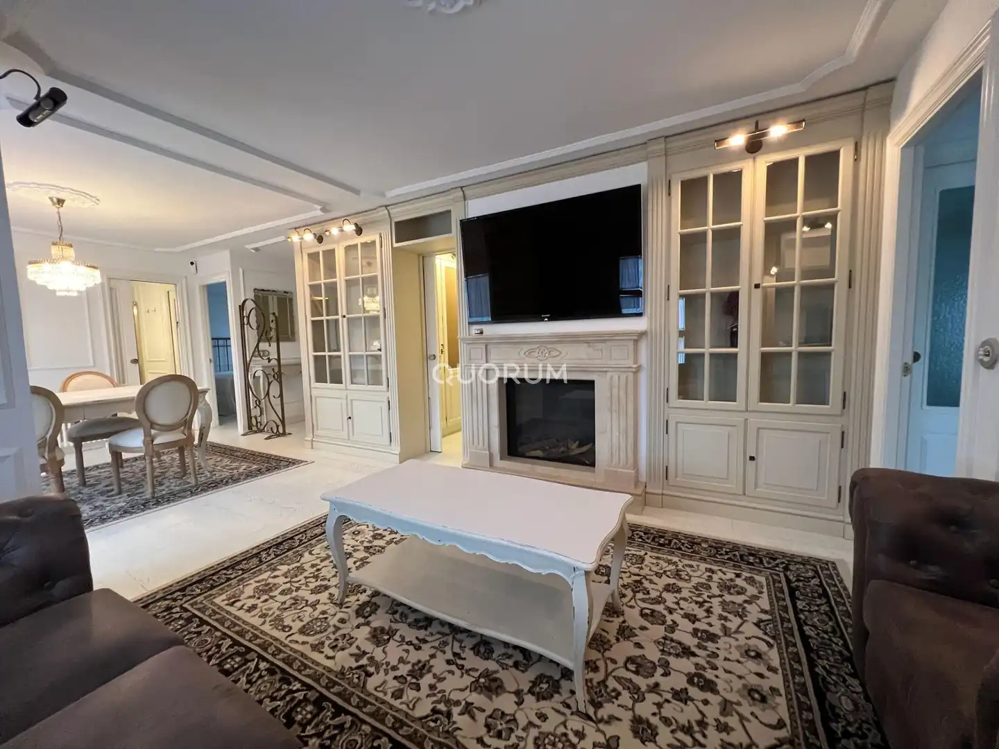 Sala de estar de Piso de alquiler en Bilbao  con Calefacción, Terraza y Amueblado