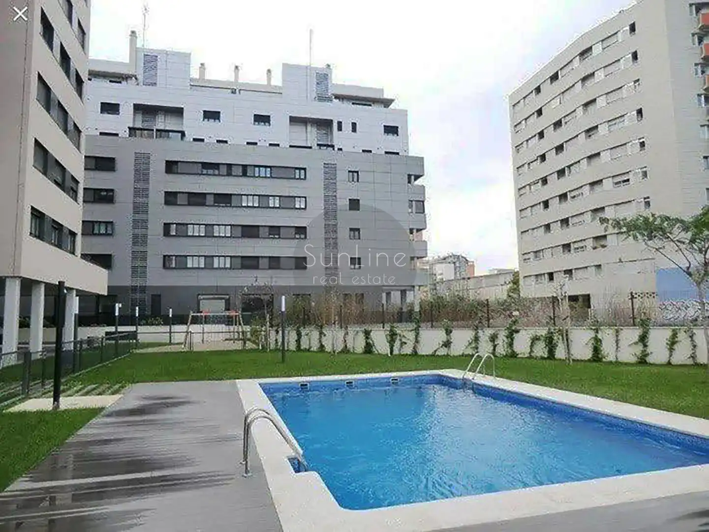 Swimming pool of Flat for rent in Valencia  with Air Conditioner, Terrace and Furnished