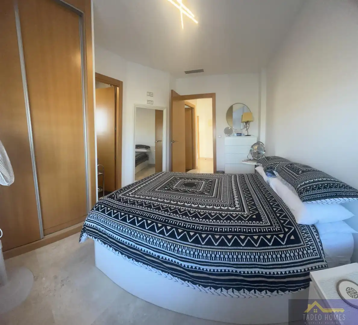Dormitori de Apartament de lloguer en Murcia amb Aire condicionat, Calefacció i Terrassa