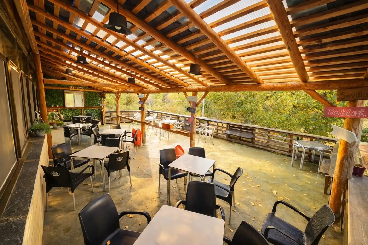 Terrasse von Geschaftsraum zum Verkauf in Truchas