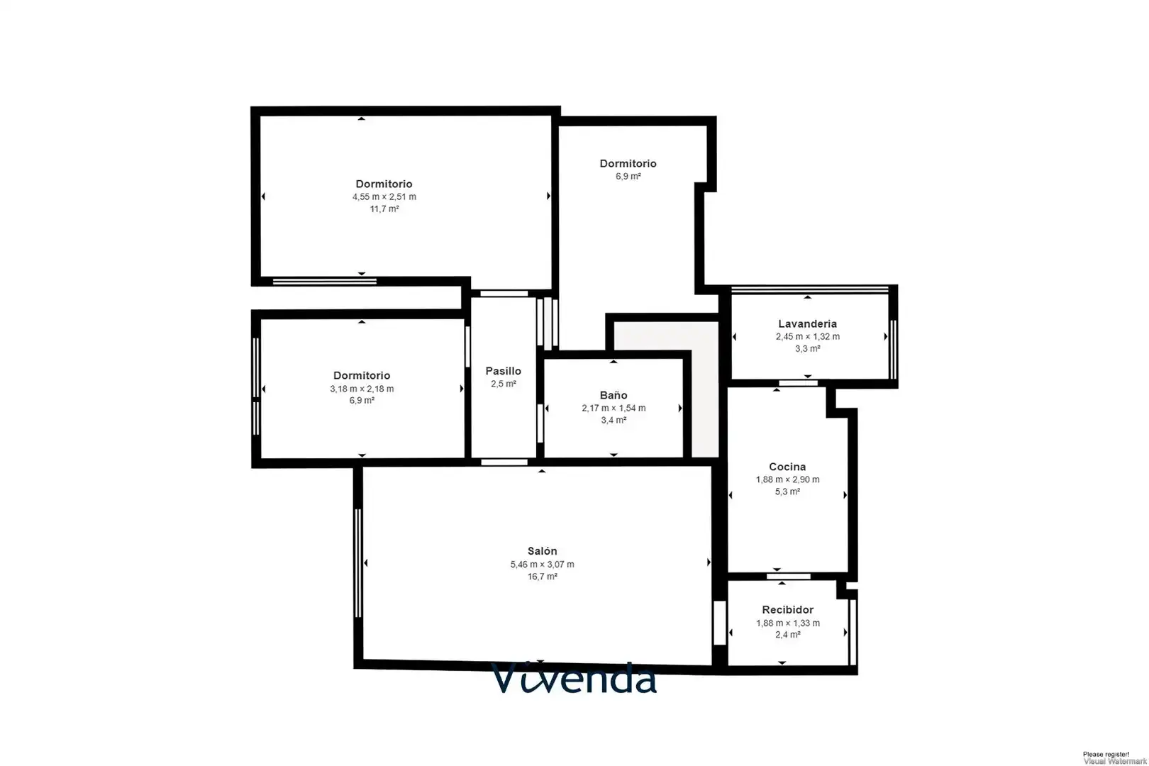 Piso en venta en Móstoles con Calefacción, Parquet y Terraza