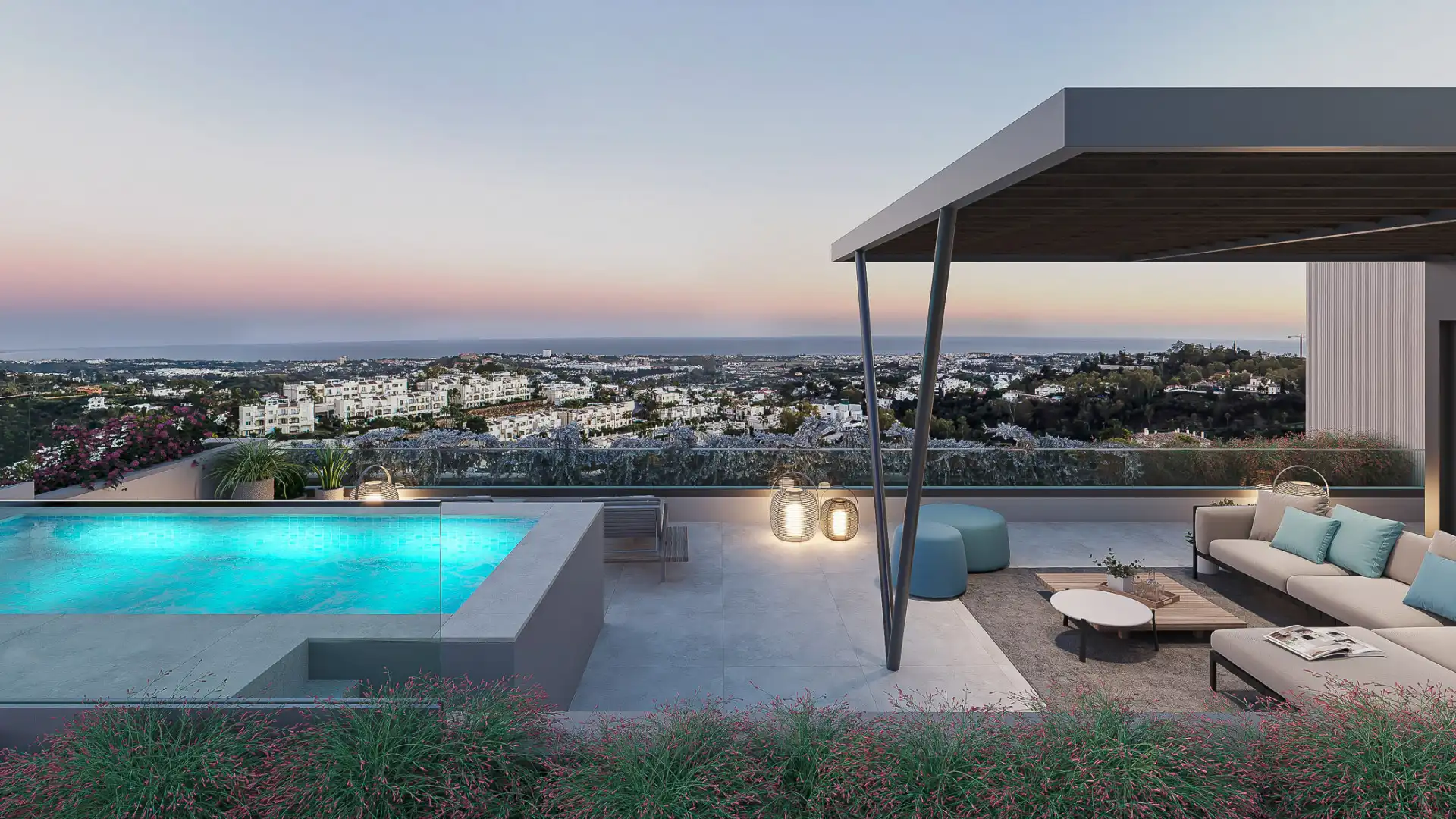 Ático con terraza en venta en Benahavís pueblo
