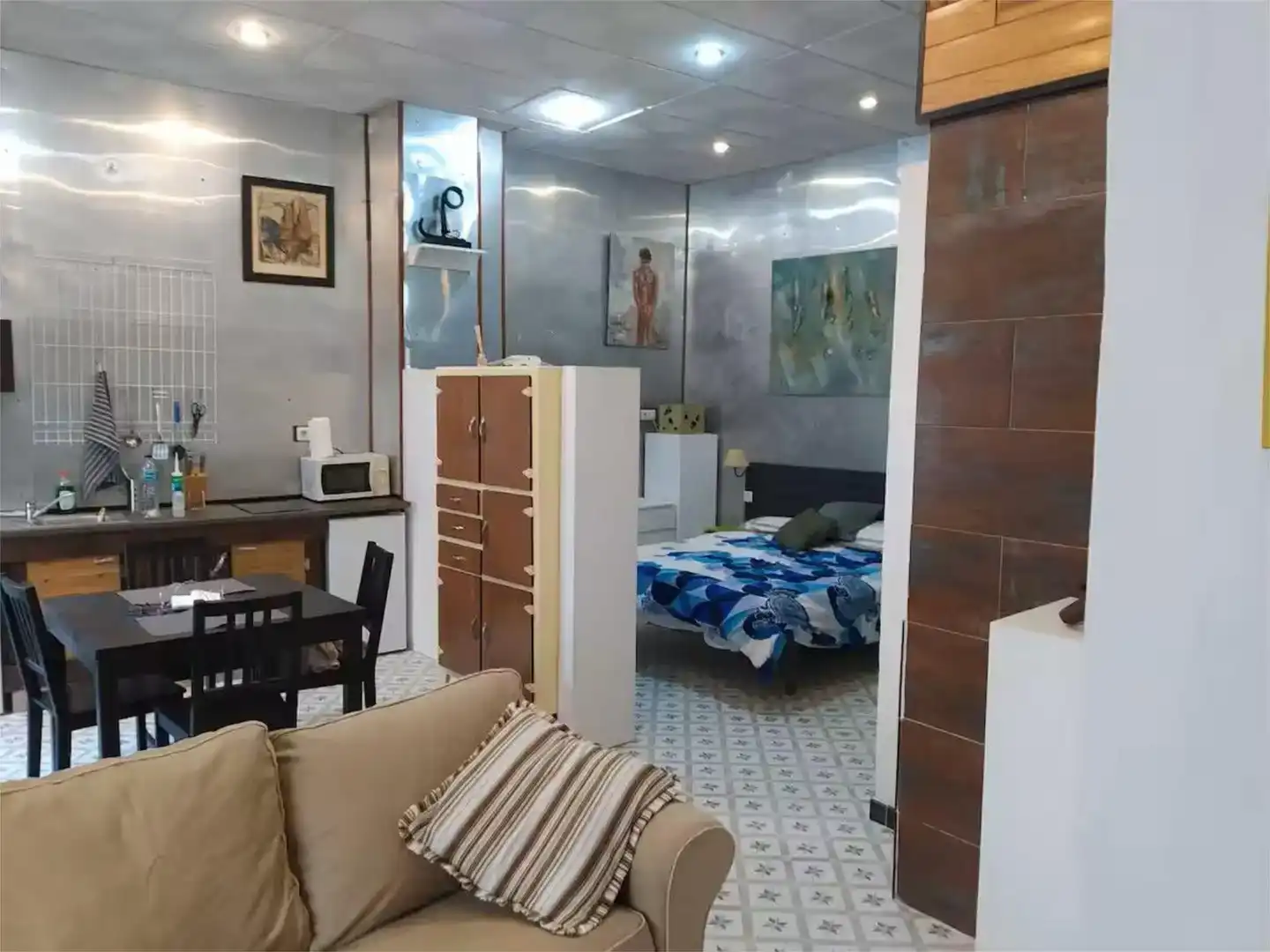 Bedroom of Lofts for rent in Málaga  with Air Conditioner and Furnished