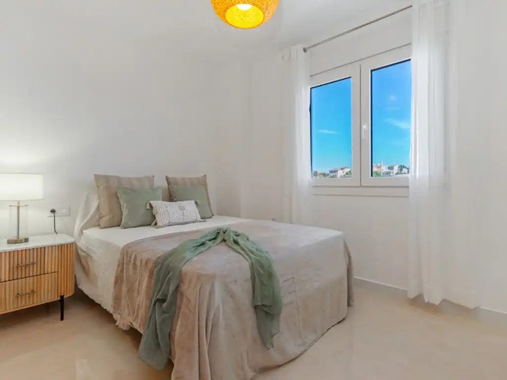 Bedroom of Houses for sale in El Campello  with Air Conditioner, Private garden and Swimming Pool