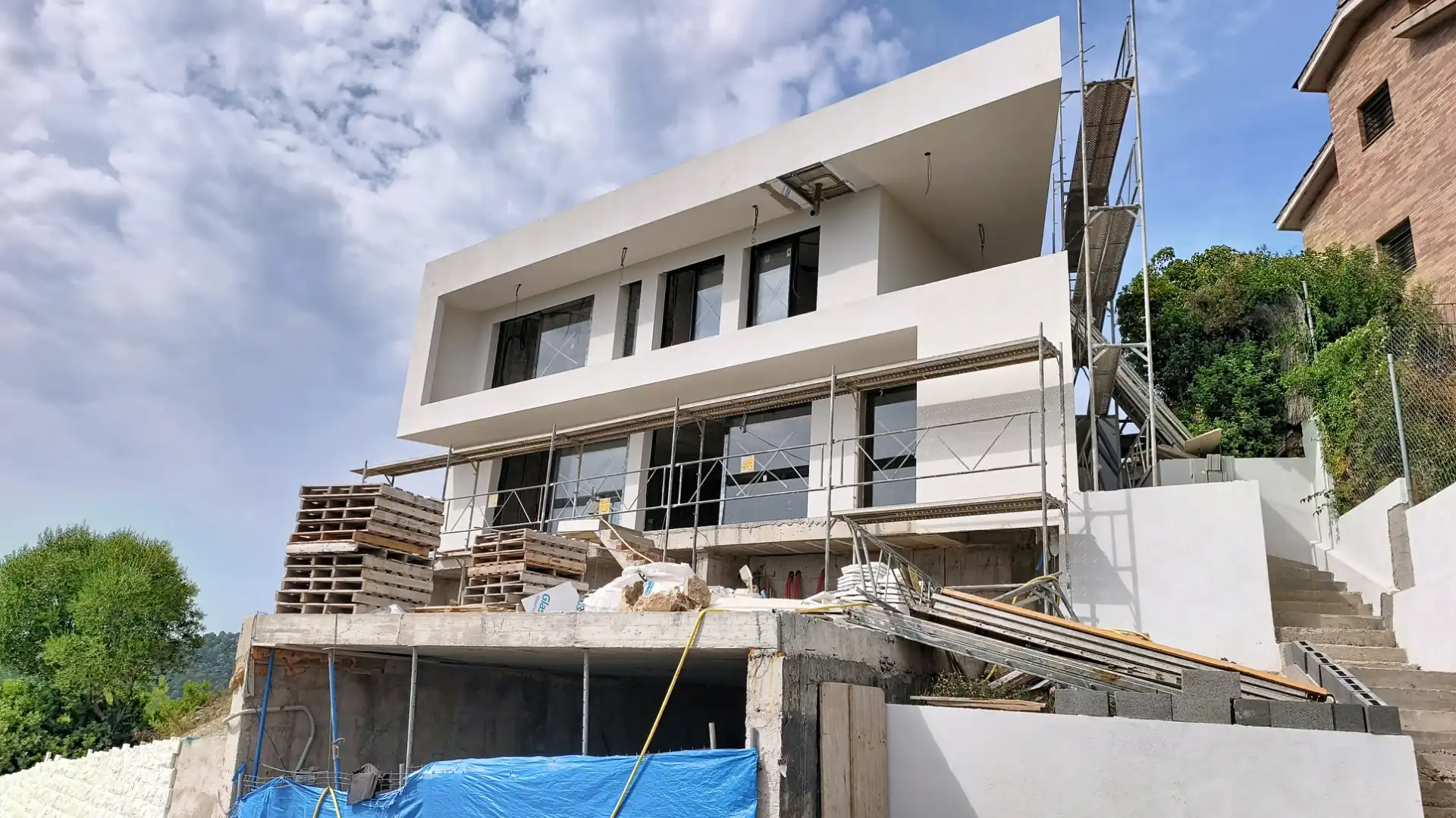 Exterior view of Houses for sale in Molins de Rei  with Air Conditioner, Private garden and Terrace