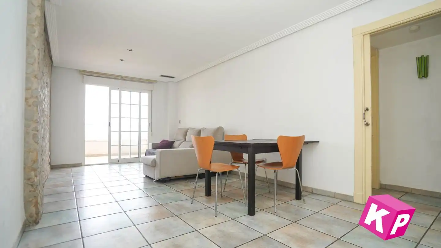 Esszimmer von Wohnung zum Verkauf in Santa Pola mit Klimaanlage, Heizung und Terrasse