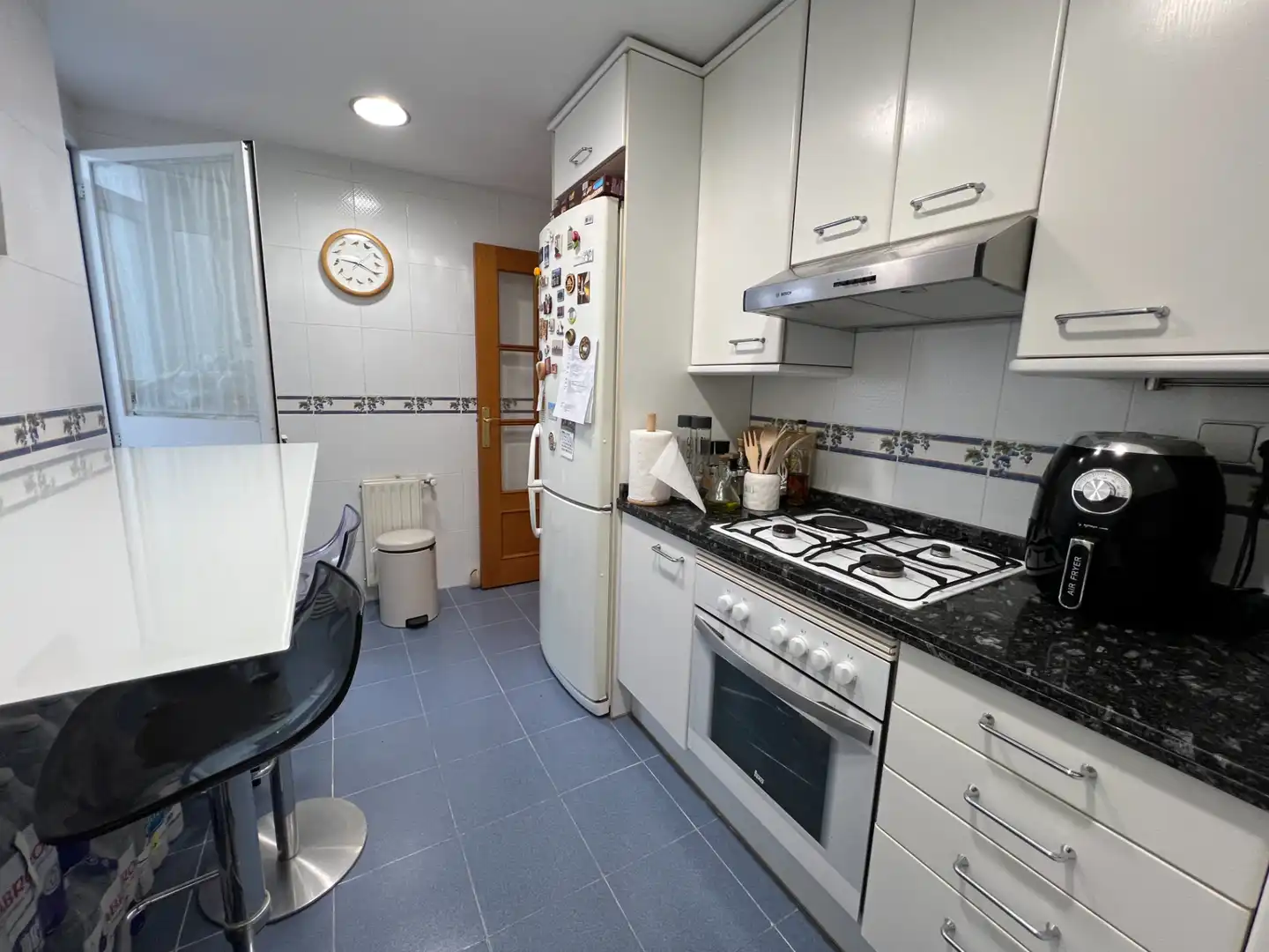 Küche von Wohnung zum Verkauf in Valencia mit Klimaanlage, Heizung und Parkett
