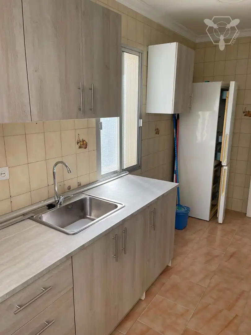 Kitchen of Flat for sale in Huelva  with Terrace and Furnished