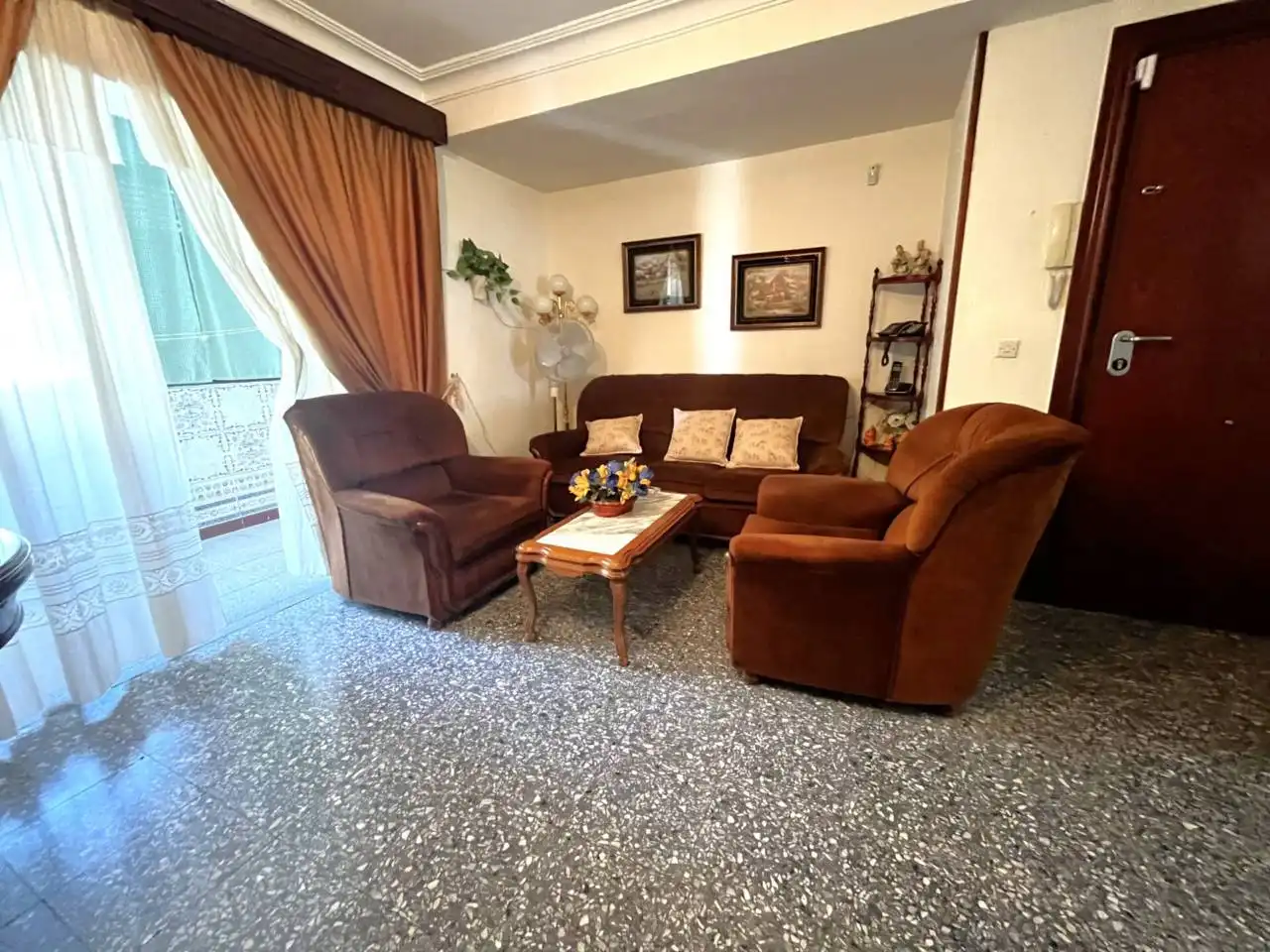 Sala de estar de Piso en venta en Huelva con Terraza
