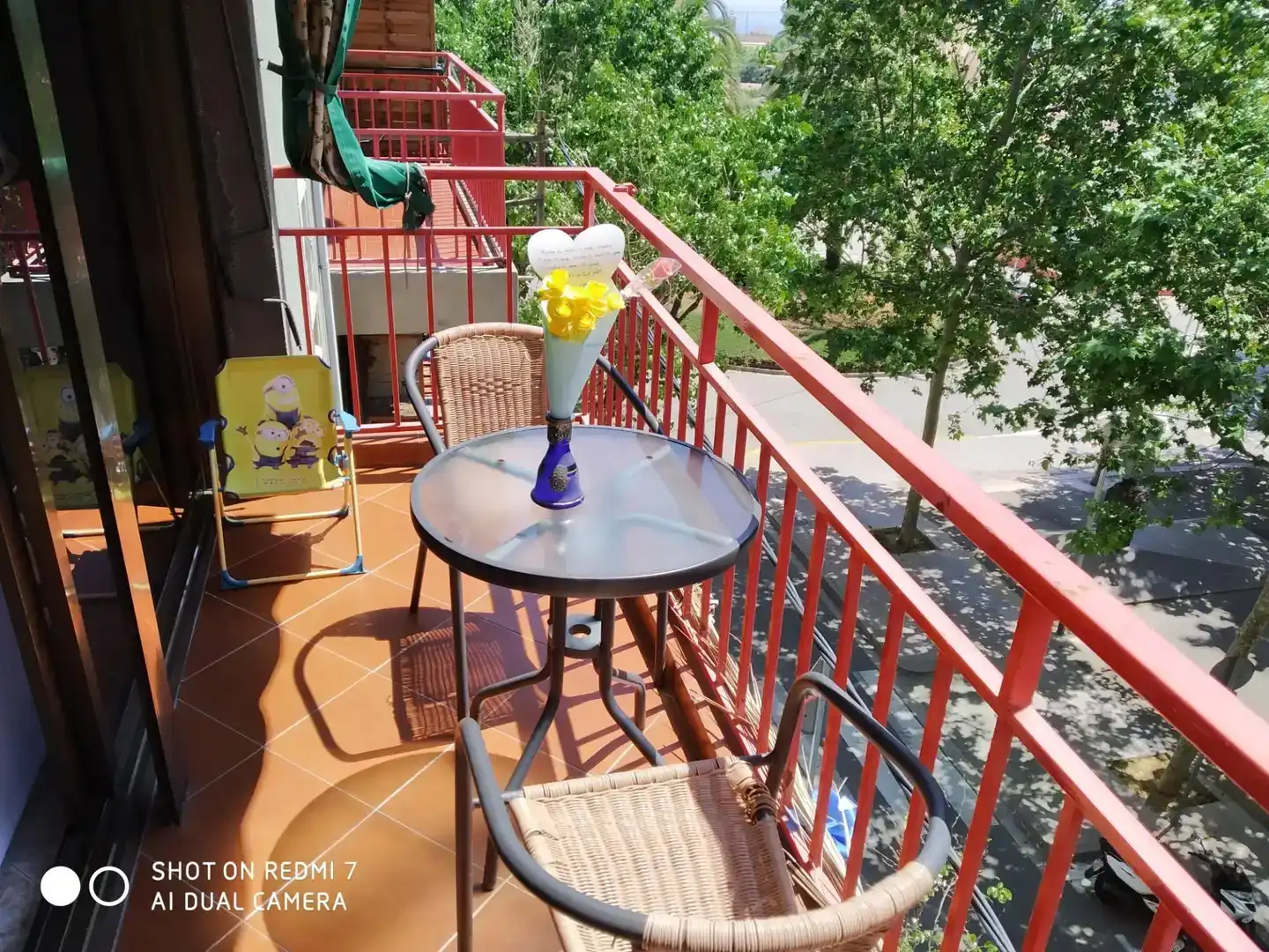 Terrasse von Wohnung zum Verkauf in Mataró mit Klimaanlage und Balkon