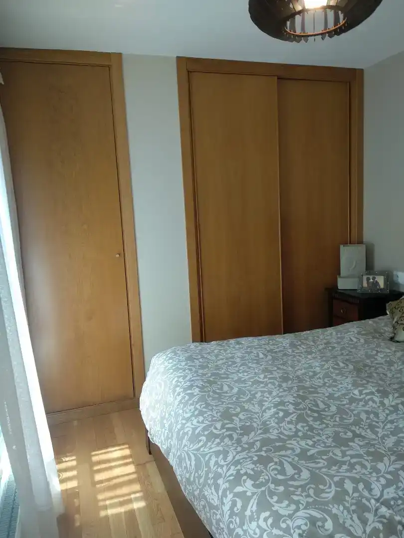 Bedroom of Flat for sale in Boqueixón  with Parquet flooring, Storage room and Furnished